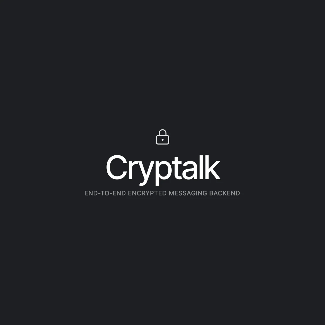 Cryptalk title card